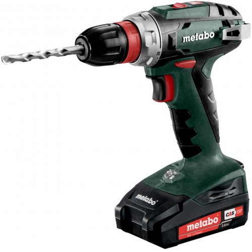 Metabo 602217500 BS 18 Quick Akumulátorový vrtací šroubovák 18V 2x2Ah Li-Ion, MetaBOX