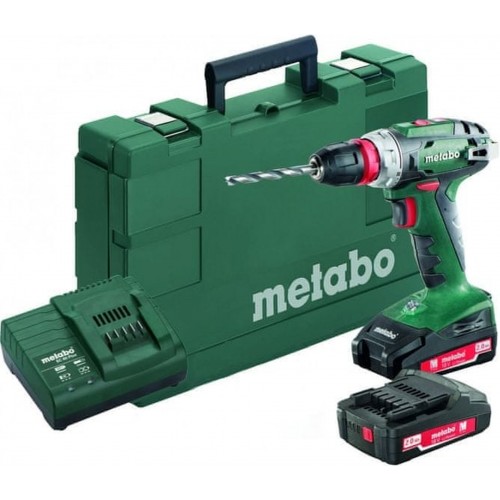 METABO BS 18 QUICK Akumulátorová vrtačka 18V 2x2Ah Li-Ion 602217950