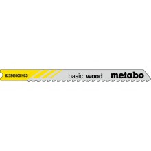 Metabo „Basic wood" 5 u- Plátků pro přímočaré pily na dřevo 74/3,0 mm 623945000