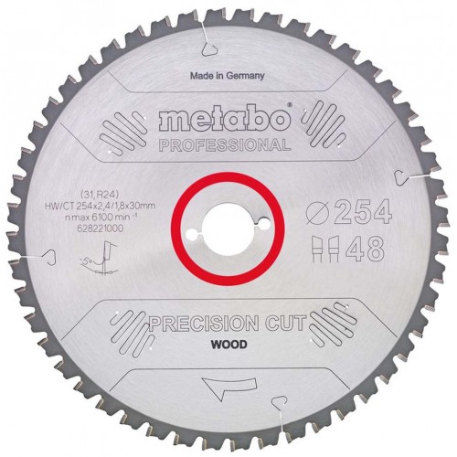 Metabo 628056000 "Precision cut wood - professional" Pilový kotouč 315x30, z48 wz 15°