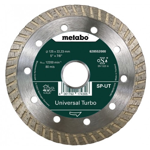 Metabo 628552000 Universal Turbo Diamantový řezný kotouč 125x22,23 m