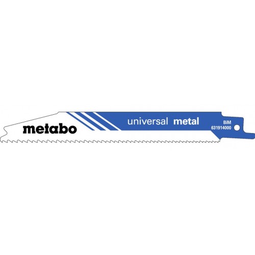 Metabo 631914000 "Universal metal" 5 Plátky pro pily ocasky na kov 150 x 0,9 mm