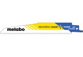 Metabo 631925000 "Demolition wood + m" 5 Plátků pro pily ocasky na kov a dřevo 150 x 1,6