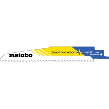 Metabo 631925000 "Demolition wood + m" 5 Plátků pro pily ocasky na kov a dřevo 150 x 1,6