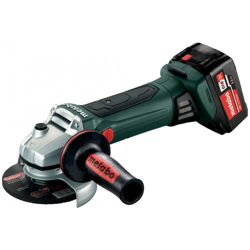 BAZAR METABO W 18 LTX 125 QUICK Aku úhlová bruska 18V 2x5.2Ah Li-Ion, kufr 602174650 CHYBÍ 2X AKU!!