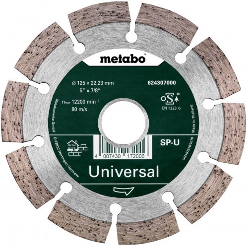 Metabo Diamantový řezný kotouč 125x22,23mm SP - U 624296000