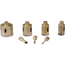 Metabo Sada diamantových vrtacích korunek na obklady „Dry“, 7 dílná, M14 628317000