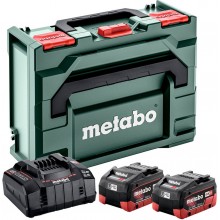 Metabo Základní sada 2x LiHD 10 Ah + ASC 145 + Metabox 685142000