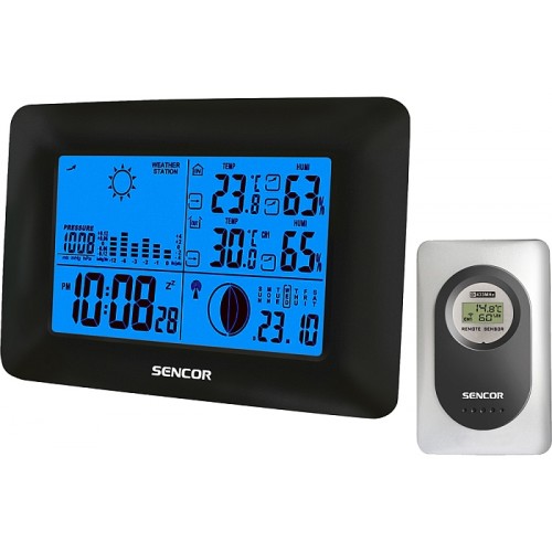 SENCOR SWS 65 Meteostanice, černá barva 35042991 SENCOR SWS 65 Meteostanice, černá barva 35042991