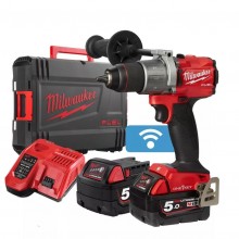 Milwaukee M18 ONEPD2-502X Aku príklepová vŕtačka 2x5.0 Ah, HD Box 4933464527