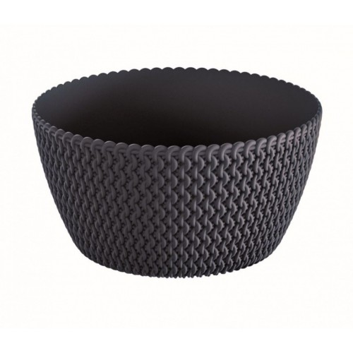PROSPERPLAST SPLOFY LOW Mísa 23,6 cm, antracit DSPM240 PROSPERPLAST SPLOFY LOW Mísa 23,6 cm, antracit DSPM240