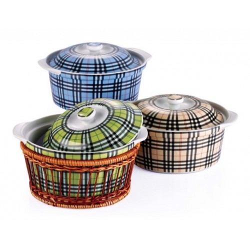 WELLBERG Mísa servírovací s poklicí v košíku 2,5 L, krémová WB-19007 WELLBERG Mísa servírovací s poklicí v košíku 2,5 L, krémová WB-19007