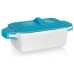 BANQUET Zapékací miska obdelník se silikonovým víčkem BLUE 603380274B