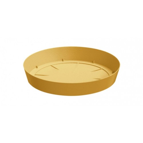 PROSPERPLAST LOFLY miska pod květináč 10,5x1,5cm, hořčice PPLF105 PROSPERPLAST LOFLY miska pod květináč 10,5x1,5cm, hořčice PPLF105