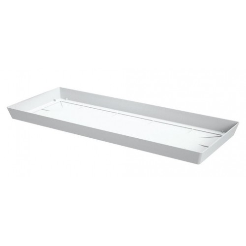 PROSPERPLAST LOFLY miska pod truhlík 36x14,8x2,4cm, bílá PPLFC360