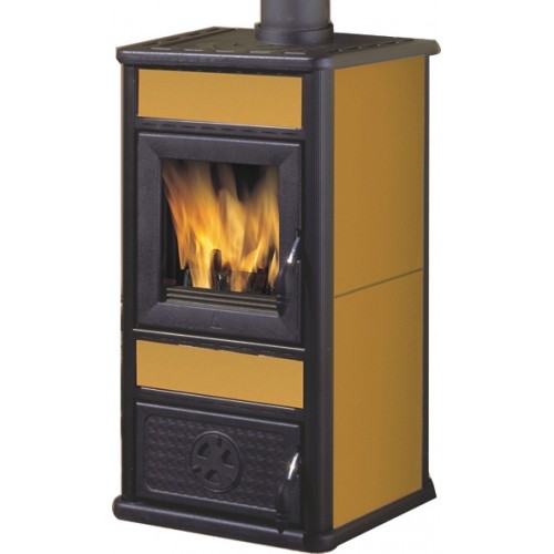 EDILKAMIN MISS teplovzdušná krbová kamna na dřevo vanilková 434630