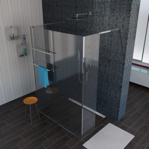 POLYSAN MODULAR SHOWER rozměry mm: A1182 B=C+D C380 D<500 H2000
