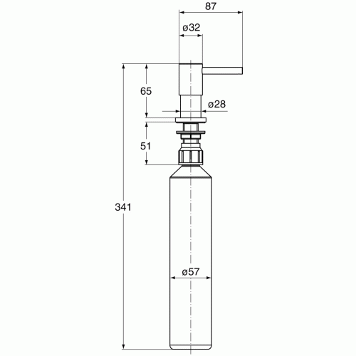 IDEAL Standard TONIC GUEST dávkovač tekutého mýdla chrom N1072AA