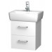INTEDOOR NORDIC koupelnová skříňka 45 cm, závěsná s umyvadlem, bílá NR 45 01