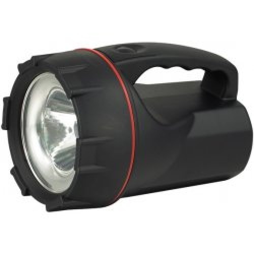 PHT Nabíjecí svítilna LED 3W, černá, 3000mAh+AC 230V/DC 12V adaptér WN11