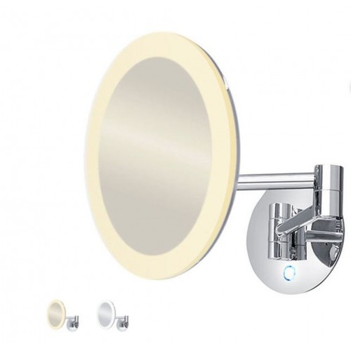 NIMCO kosmetické LED zrcátko s osvětlením a přepínáním barev ZK 20265P-26
