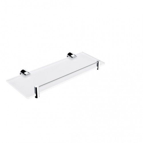 NIMCO BORMO police s ohrádkou 40 cm matované sklo/chrom BR11091BX-40-26