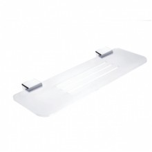 NIMCO KIBO police s frézovanými otvory, 40 cm, chrom Ki X340-26