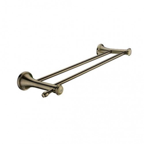 NIMCO LADA držák na ručníky dvojitý 51,5 cm staromosaz LA 19046D-65 NIMCO LADA držák na ručníky dvojitý 51,5 cm staromosaz LA 19046D-65