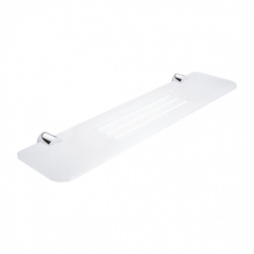 NIMCO BORMO police s frézovanými otvory, 50 cm, chrom BR X350-26