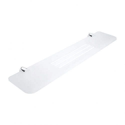 NIMCO BORMO police s frézovanými otvory, 60 cm, chrom BR X360-26