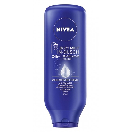 NIVEA tělové mléko do sprchy In-Dusch Body Milk, 80 ml