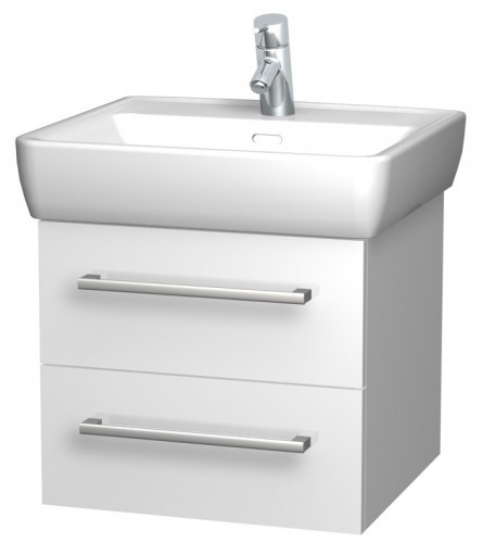 INTEDOOR NORDIC koupelnová skříňka 55 cm závěsná s umyvadlem wenge NR 55 55