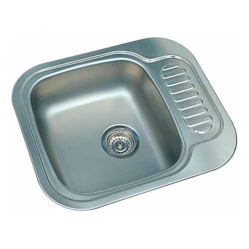 NORMA MONO 548 dřez s odkapem, bez přepadu, nerez, 56x48 cm, 5480.111