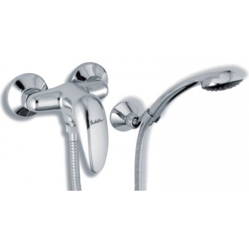 NOVASERVIS METALIA nástěnná sprchová baterie 100mm, bílá 55065,1