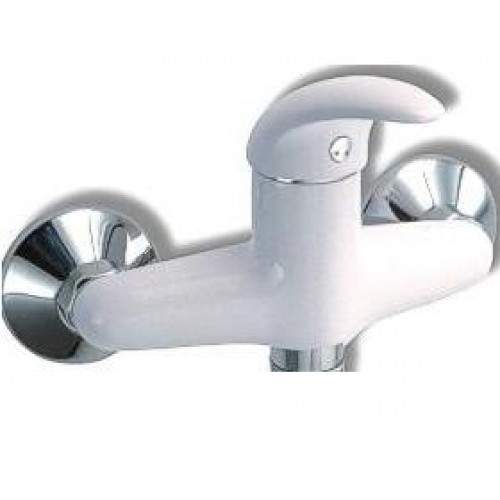 NOVASERVIS METALIA nástěnná vanová baterie bez ramene, 150mm, bílá 55070/1,1