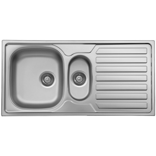 NOVASERVIS kuchyňský dřez 50 x 100 cm 1+1/2 s odkapem a přepadem nerez DR50/100 NOVASERVIS kuchyňský dřez 50 x 100 cm 1+1/2 s odkapem a přepadem nerez DR50/100