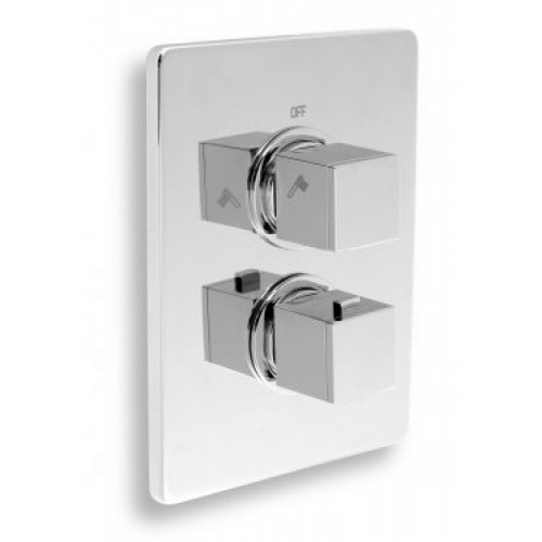 NOVASERVIS AQUASAVE sprchová termostatická baterie, 2-cestný ventil, chrom 2850R,0