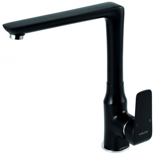 NOVASERVIS NOBLESS TINA Dřezová stojánková baterie, černá matná 38714,5