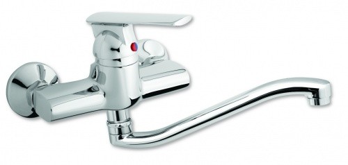 NOVASERVIS TITANIA TECHNO dřezová nebo umyvadlová nástěnná baterie 150 mm chrom 95070,0 NOVASERVIS TITANIA TECHNO dřezová nebo umyvadlová nástěnná baterie 150 mm chrom 95070,0