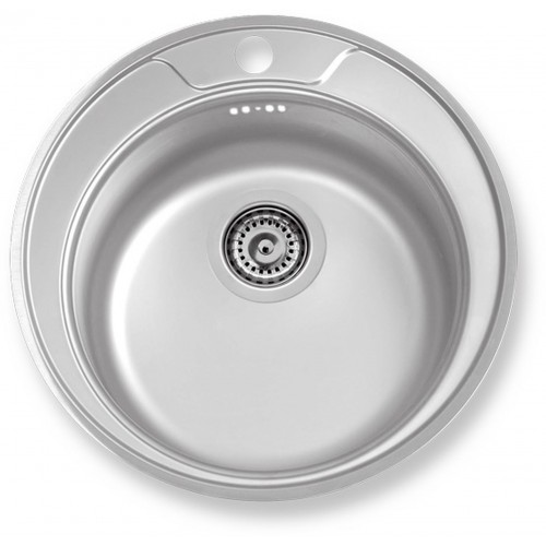 NOVASERVIS Kuchyňský dřez s přepadem 510mm, nerez DR51 NOVASERVIS Kuchyňský dřez s přepadem 510mm, nerez DR51