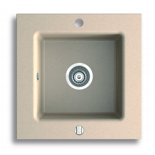 NOVASERVIS Granitový dřez, magranit, s přepadem, písek DRG50/50S NOVASERVIS Granitový dřez, magranit, s přepadem, písek DRG50/50S