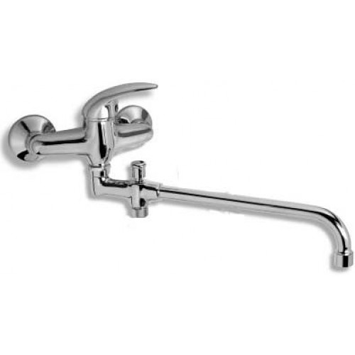 NOVASERVIS METALIA paneláková nástěnná vanová baterie 150mm chrom-plná 55036/1,0 NOVASERVIS METALIA paneláková nástěnná vanová baterie 150mm chrom-plná 55036/1,0