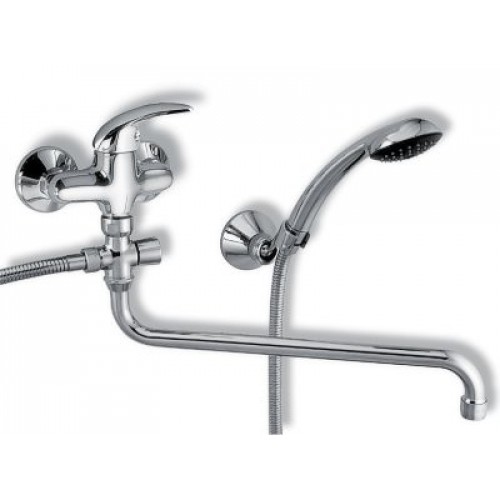 NOVASERVIS METALIA paneláková nástěnná vanová baterie 150mm chrom-plná 55071,0 NOVASERVIS METALIA paneláková nástěnná vanová baterie 150mm chrom-plná 55071,0