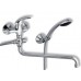 NOVASERVIS METALIA paneláková nástěnná vanová baterie 150mm chrom-plná 55071,0