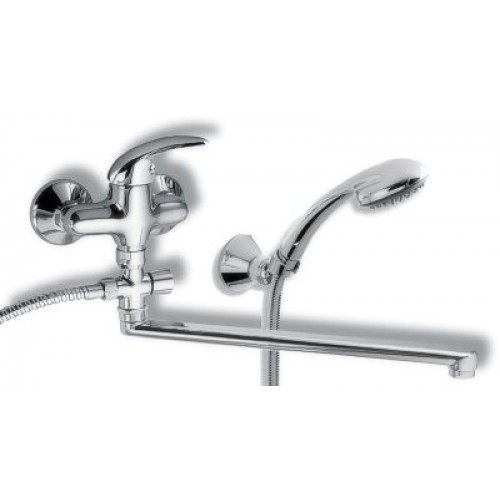 NOVASERVIS METALIA paneláková nástěnná vanová baterie 150mm chrom-plná 55072,0 NOVASERVIS METALIA paneláková nástěnná vanová baterie 150mm chrom-plná 55072,0
