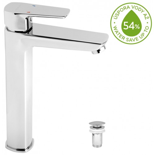 NOVASERVIS METALIA 58 Umyvadlová baterie s výpustí click - clack, chrom 58503,0 NOVASERVIS METALIA 58 Umyvadlová baterie s výpustí click - clack, chrom 58503,0