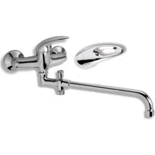 NOVASERVIS METALIA paneláková nástěnná vanová baterie 150mm chrom-otvor 55136/1,0 NOVASERVIS METALIA paneláková nástěnná vanová baterie 150mm chrom-otvor 55136/1,0