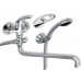 NOVASERVIS METALIA paneláková nástěnná vanová baterie 150mm chrom-otvor 55171,0