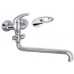 NOVASERVIS METALIA paneláková nástěnná vanová baterie 150mm chrom-otvor 55171/1,0
