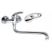 NOVASERVIS METALIA dřezová nebo umyvadlová nástěnná baterie 100mm chrom-otvor 55179,0
